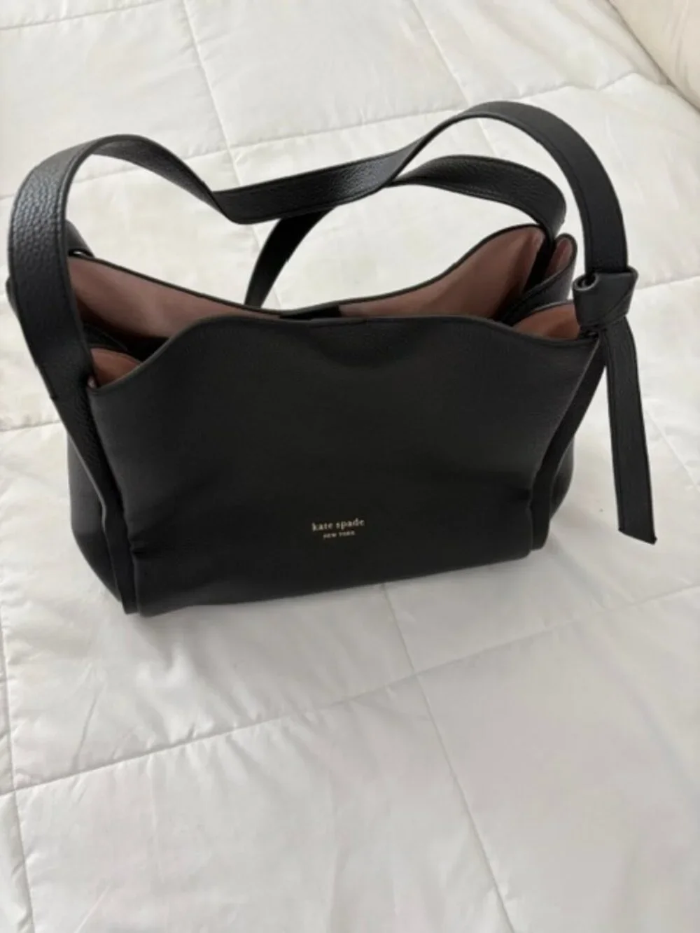 Kate Spade Black Leather Shoulder Bag